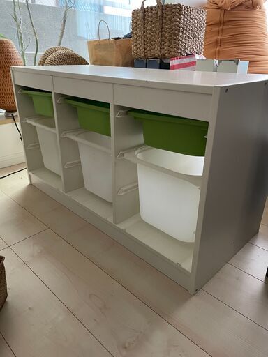 IKEA製子供用収納家具（引出し6トレイ付）