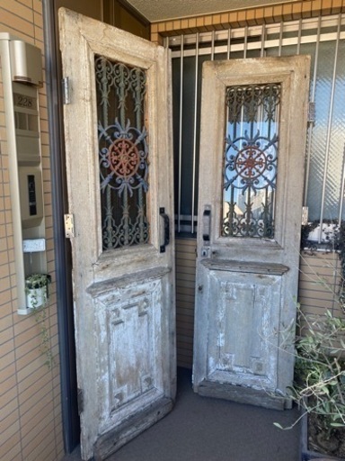 アンティーク　ヨーロッパ輸入物　ドア