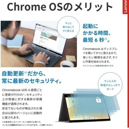 【値下げ】新品Lenovo Chromebook 11.6インチ 