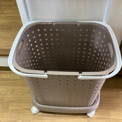 JEJ レクエア ランドリーバスケット2段 ブラウン LQ-2(BR)の画像