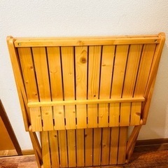 折りたたみ　木製ラックの画像