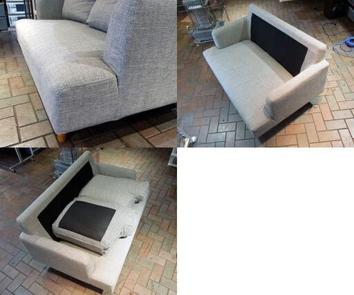 UNICO 2Pソファ ラブソファ KOKOT カバーリングソファ 2シーター 幅132cm 背フェザー入りクッション ウニコ 札幌市