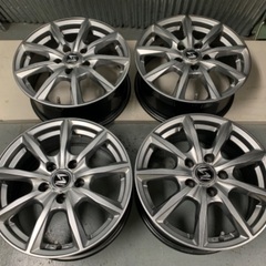 美品★16×6.5J 5H114.3 ＋46　シルバーメタリック...