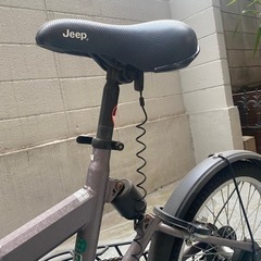 【決定】JEEP 折り畳み自転車 JE-206GRS ミニベロ ジープ 折りたたみ自転車の画像