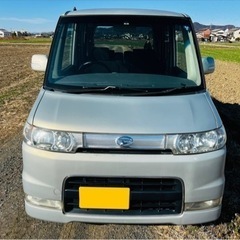  タントカスタム 車検付き レザーシート ナビ アルミホイール ...