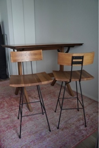 (1腳) GENE Bar Chair 01 ジーン バーチェア 01