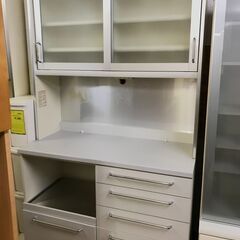 ★ジモティ割あり★ パモウナ レンジボード ブラウン H205×D50×W180 クリーニング済み TJ2538 ☆ジモティ割あり☆ ダイニングセット ブラウン H71.5×D75×W92～120