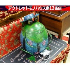 不二貿易 ペダル式 スチール ゴミ箱 カエル ブリキ ダストボッ...