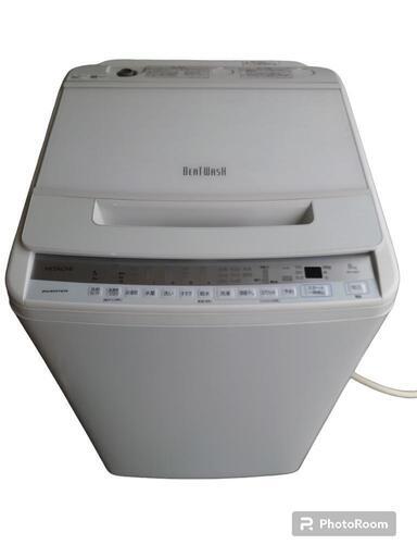 【売り切れ】日立　洗濯機　8kg　BW-V80F　2020年製