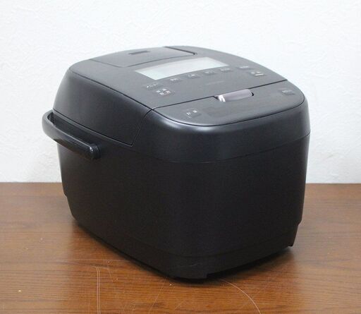 (Y)北大前! 札幌 引取 アイリスオーヤマ KRC-ICA50B 炊飯器 5.5合 IH 糖質抑制 極厚銅釜 カロリー計算 50銘柄量り炊き ブラック 2022年製 2036986