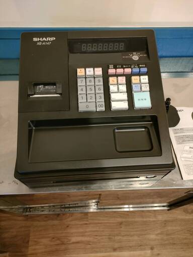 レジスター　SHARP　XE-A147　ブラック