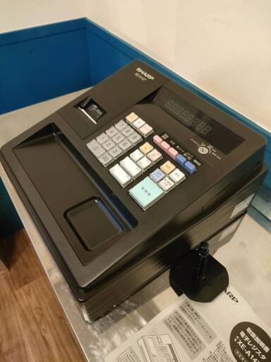 レジスター　SHARP　XE-A147　ブラック