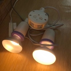 無料！センサーライト・白熱電球100Ｗ×2◆動作確認済◆屋外・屋...