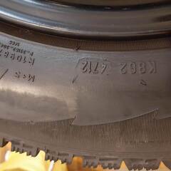 シトロエン  15インチ スチールホイール スタッドレスタイヤ185/65R15 中古の画像