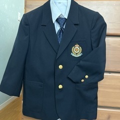 卒園　入学　フォーマル　ジャケット　ワイシャツ　ネクタイ　3点セット　サイズ130の画像