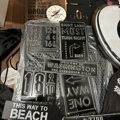 ブルックリンインテリア　小物セット　バスロールサインの画像