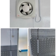 改装コンテナ　バイク置き場、一時待避場所、貯蔵庫、作業場等用途様々の画像