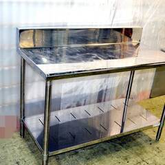 山口)ステンレス作業台　幅120㎝ ◆BIZ1110FCY MC01A