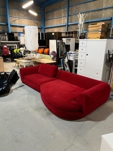 ☆激安大特価!!☆ SPIGA スピガ カウチソファ ローソファ ワイド お子様喜ぶ広い座面