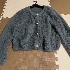 シャギーニットカーディガンの画像