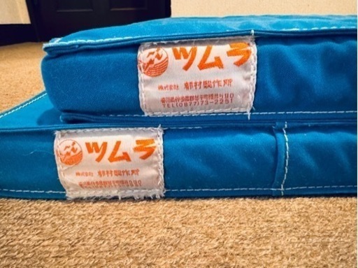 ツムラ　体操マット青　2枚セット 日本製