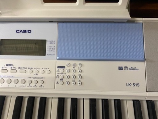 美品　カシオ　光ナビゲーションキーボード　LK-515