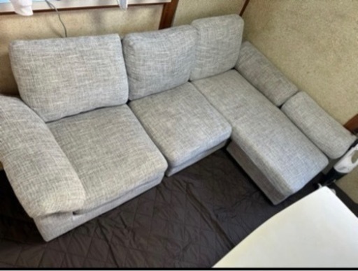 家具　ソファー　L型ソファー　マット　ベッド