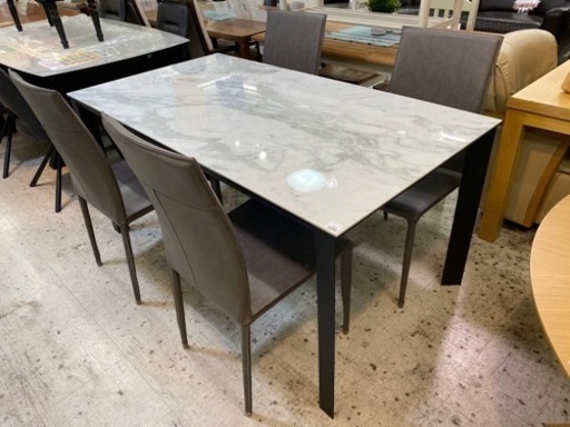 【愛品館 江戸川店 ダイニングセット】TOKYO interior（東京インテリア）セラミックトップダイニングテーブル5点セット ID:152-009057-007