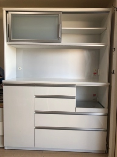 値下げ　まもなく終了　日本製　食器棚　幅140    美品