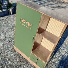 (お話し中)【OmNi ANTIQUEs】カワイイ水屋タンスです。
