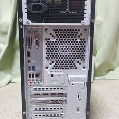 ゲーイングPC　i7-6700,ssd 480gb,HDD 1TB,8Gb メモリー．モニター付きの画像