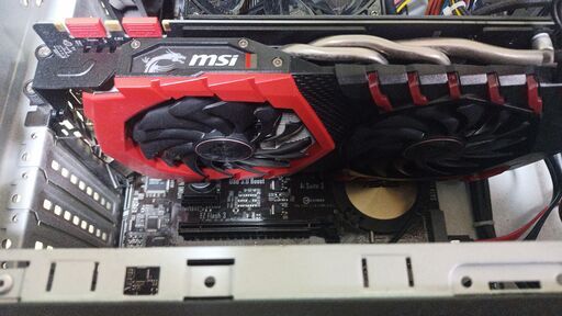 ゲーイングPC　i7-6700,ssd 480gb,HDD 1TB,8Gb メモリー．モニター付き