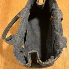 PRADA  プラダ　カナパ　デニムトートバッグの画像