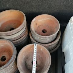 掲載２日間　植木鉢　素焼き　中古　大量の画像