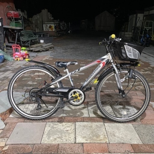 中古自転車3330 27インチ 3段ギヤ LEDオートライト キッキーと