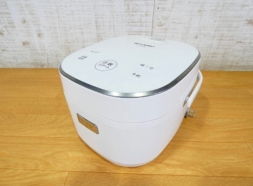 SHARP シャープ 炊飯器 ジャー炊飯器 KS-CF05B-W 2020年製 3合炊き