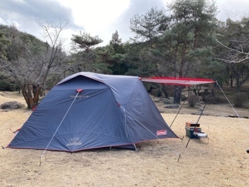 コールマンタフワイドドームⅣ／300（グレー）グランドシート付き