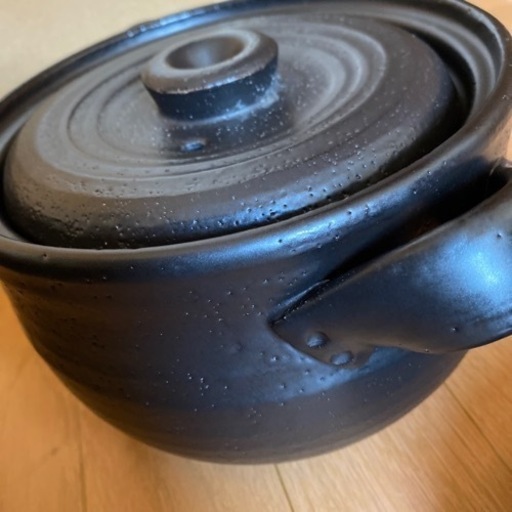 萬古焼　土鍋  炊飯　二重蓋　ごはん鍋