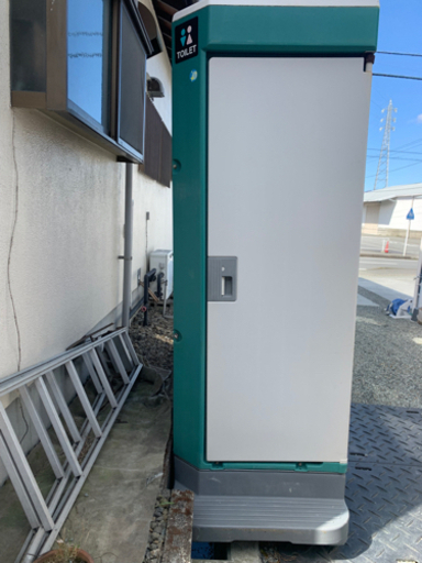 ハマネツ　仮設トイレ　中古　兼用和式