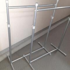 押し入れ用ハンガーラック　2個