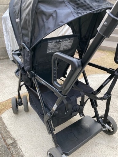 KATOJI　カトージ　二人乗り　ベビーカーふたりでゴー　レインカバー付