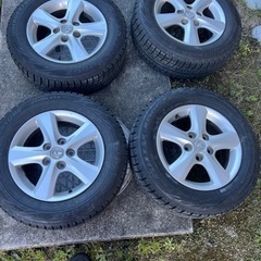 マツダ純正ホイール15インチ　スタッドレスタイヤ　195/65R15 