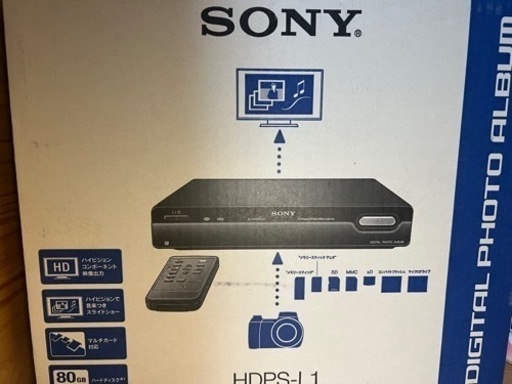 SONY DIGITAL PHOTO ALBUM HDPS-L1ハイビジョン映像 出力80GB
