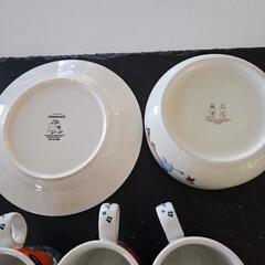 ムーミン 食器 マグカップ 5点セット 絵皿 ボウル どんぶり コップ

の画像