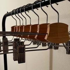 IKEA(イケア)ボトムスハンガー8本セット