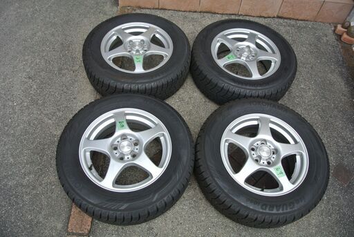 アルミホイール付きスタッドレスタイヤ　ヨコハマ　ice GUARD ig60 　195/65R15 2017年製造