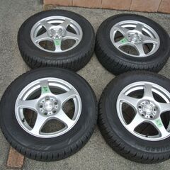 アルミホイール付きスタッドレスタイヤ　ヨコハマ　ice GUARD ig60 　195/65R15 2017年製造