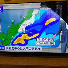 SONY55型液晶テレビ　液晶漏れ　訳ありの画像
