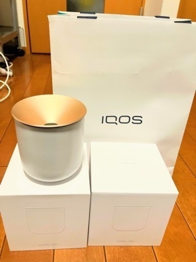 新品未使用 iQOSストア限定 セラミックトレイブラック,ホワイト灰皿セット