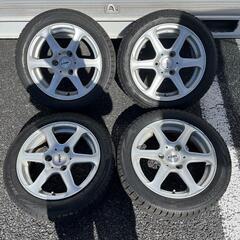 rial 6本スポーク 5J-15 off+27 pcd112/3H ブリヂストン VRX2 145/65R15 72Q 165/55R15 75Q スタッドレスタイヤ付き４本 MCCスマート 等